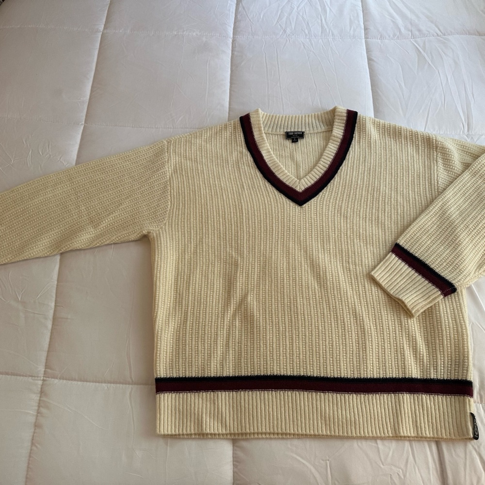 Todd Snyder V-Neck Sweater, Size Large